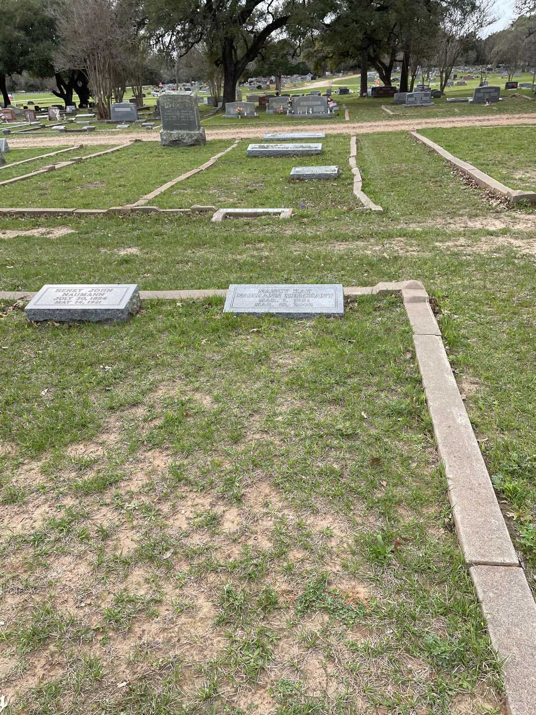 Nancy Kay Naumann Merchant's grave. Photo 2