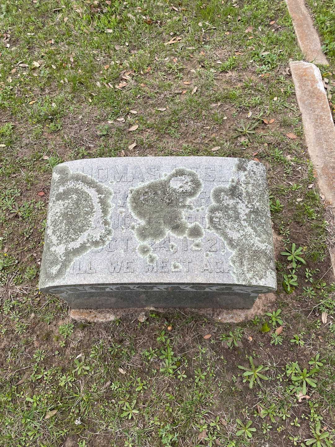 Thomas Leslie Farmer's grave. Photo 3