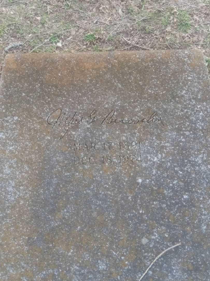 Alfred Godfrey Buescher's grave. Photo 3