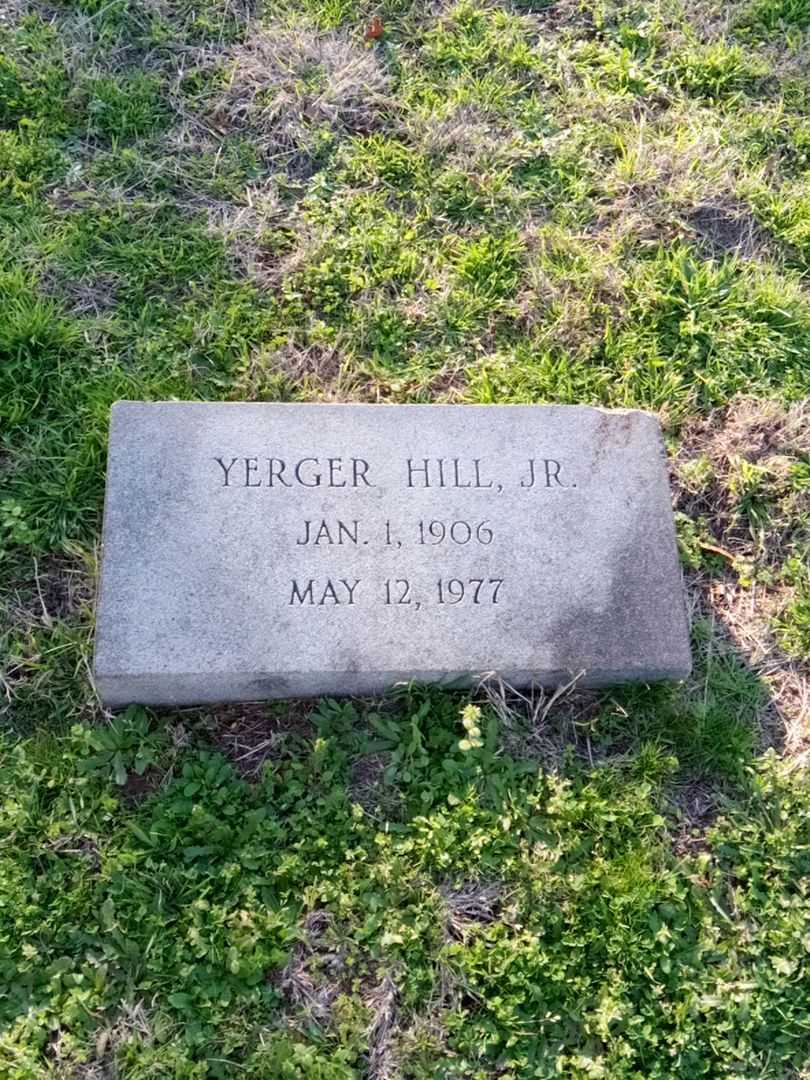 Yerger Hill Junior's grave. Photo 3