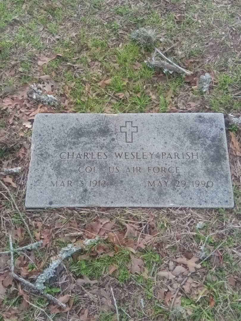 Charles Wesley Parish's grave. Photo 3