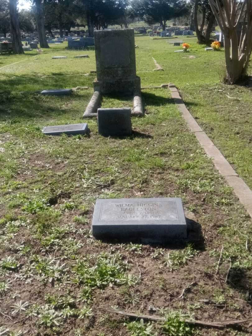 Wilma Higgins Eagleston's grave. Photo 2