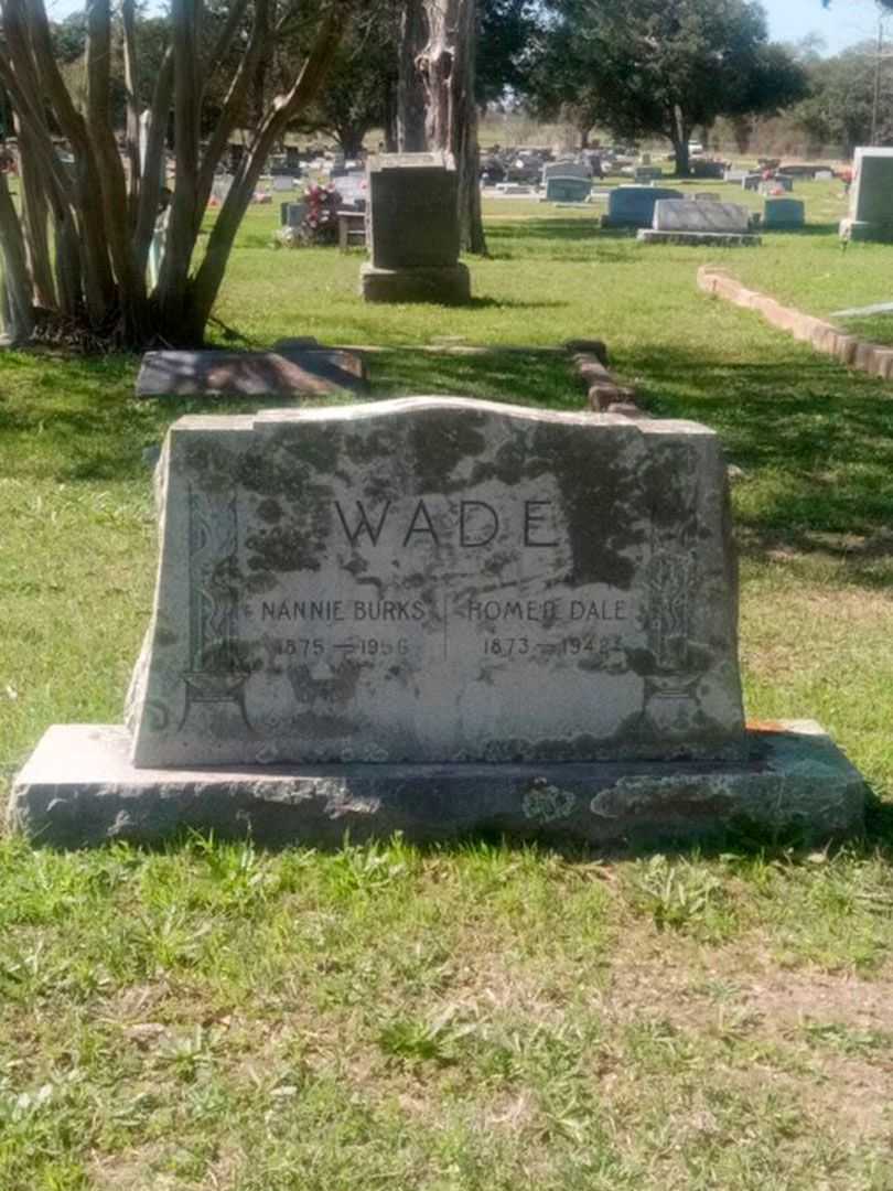 Homer Dale Wade's grave. Photo 3